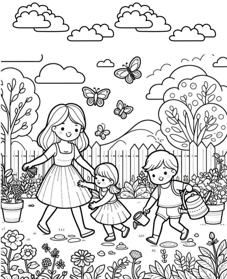 Tranh tô màu bốn mùa, cách trẻ mầm non học về thế giới từ những gam màu - 10