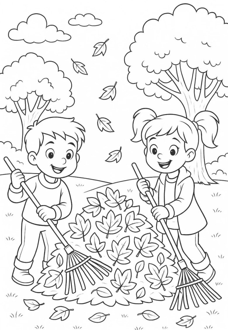 Tranh tô màu bốn mùa, cách trẻ mầm non học về thế giới từ những gam màu - 15