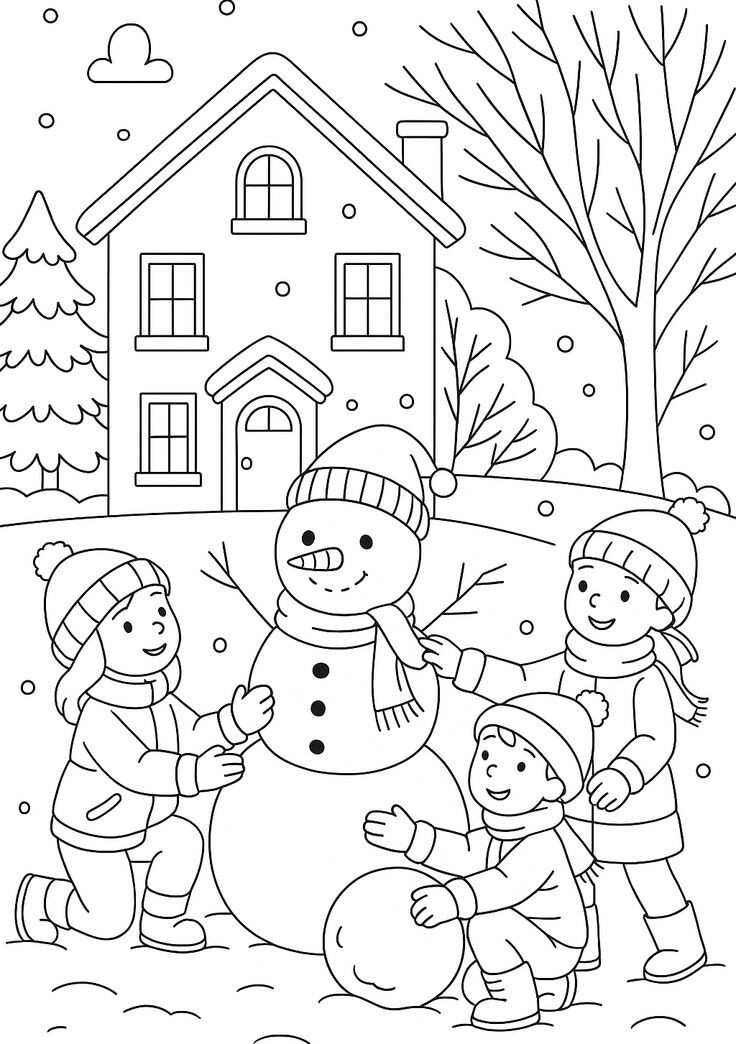 Tranh tô màu bốn mùa, cách trẻ mầm non học về thế giới từ những gam màu - 16