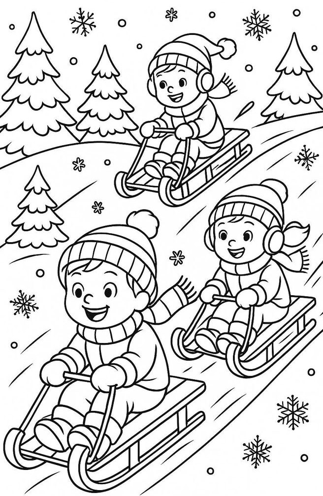 Tranh tô màu bốn mùa, cách trẻ mầm non học về thế giới từ những gam màu - 17