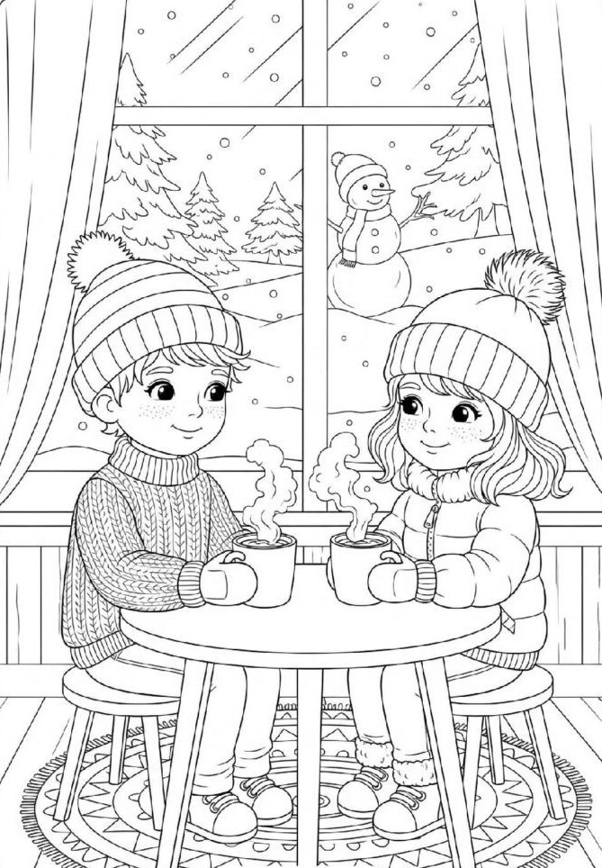 Tranh tô màu bốn mùa, cách trẻ mầm non học về thế giới từ những gam màu - 19