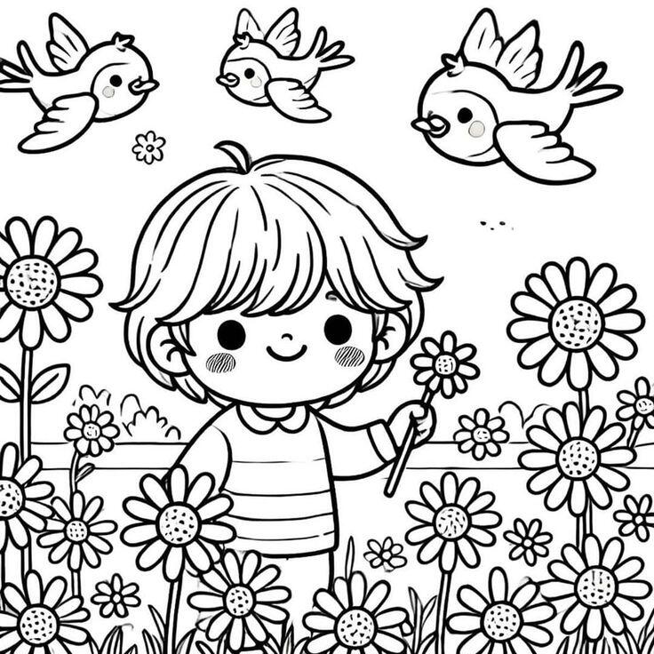 Tranh tô màu bốn mùa, cách trẻ mầm non học về thế giới từ những gam màu - 3