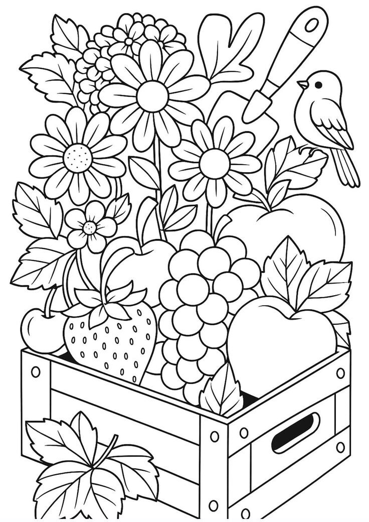 Tranh tô màu mâm ngũ quả ngày Tết, dạy bé làm quen với nét đẹp văn hóa Việt từ những điều gần gũi - 12