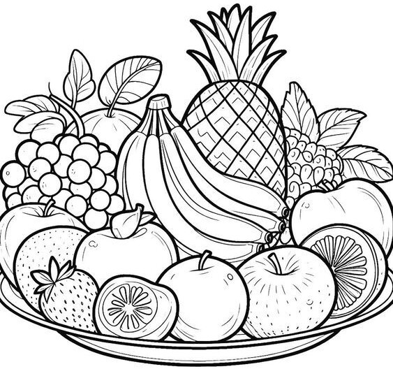 Tranh tô màu mâm ngũ quả ngày Tết, dạy bé làm quen với nét đẹp văn hóa Việt từ những điều gần gũi - 2