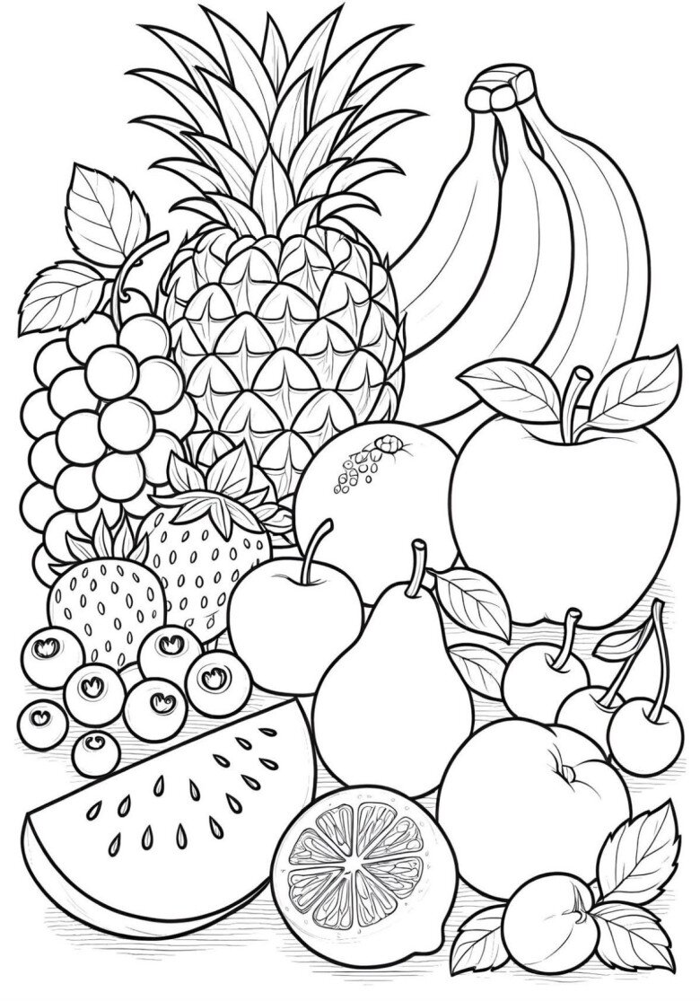 Tranh tô màu mâm ngũ quả ngày Tết, dạy bé làm quen với nét đẹp văn hóa Việt từ những điều gần gũi - 3