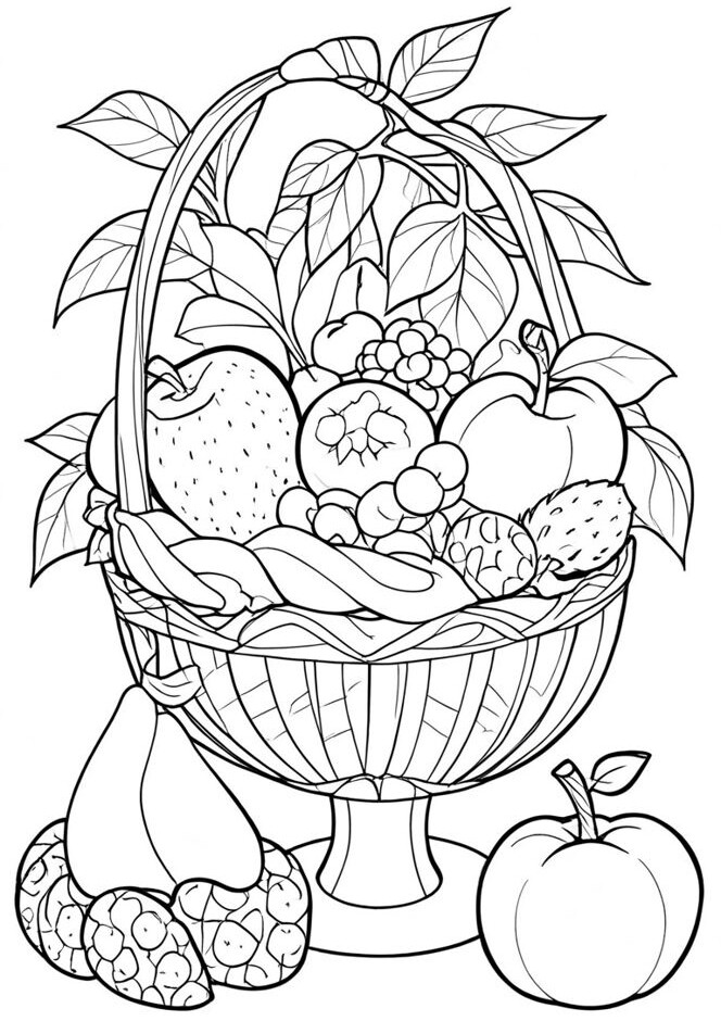 Tranh tô màu mâm ngũ quả ngày Tết, dạy bé làm quen với nét đẹp văn hóa Việt từ những điều gần gũi - 4