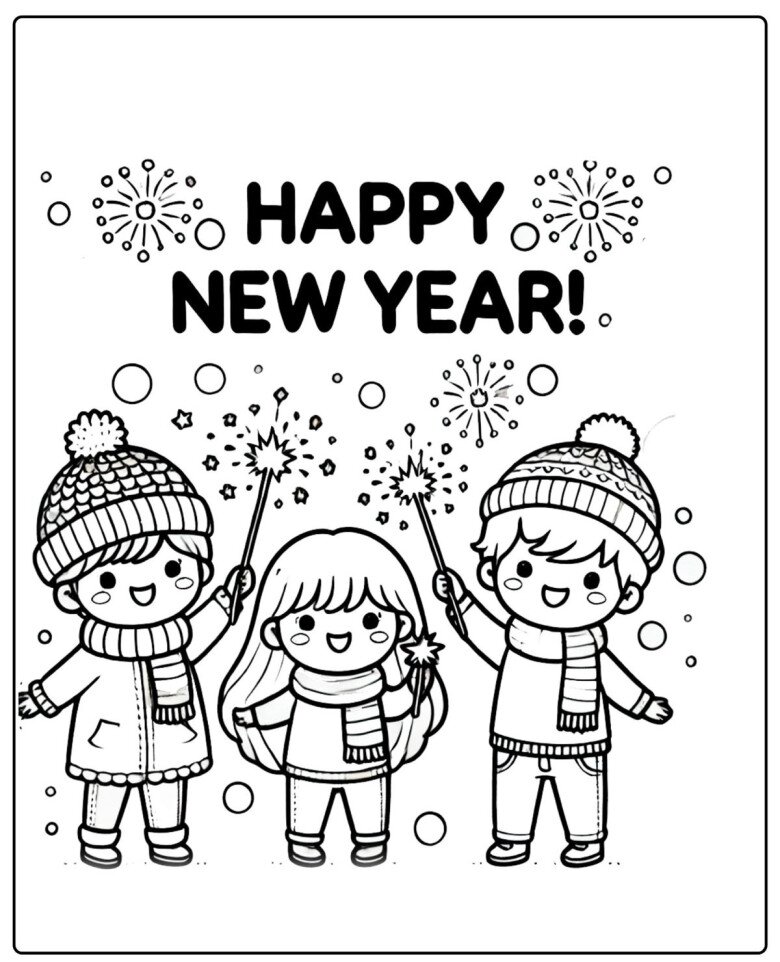 Tranh tô màu pháo hoa cho bé mầm non, cách trẻ học phối màu sắc và sáng tạo theo cách riêng - 18