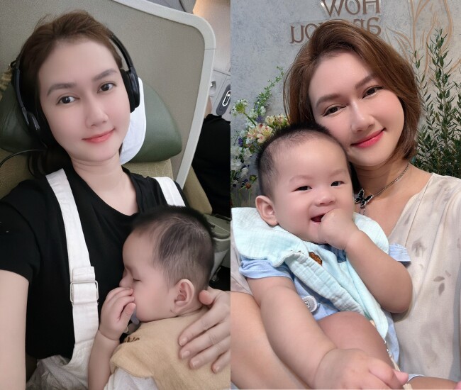 Hương Giang khoe mặt mộc gây sốt sau khi sinh quý tử, U40 mặc xuyên thấu đẹp hút hồn bên chồng doanh nhân - 9