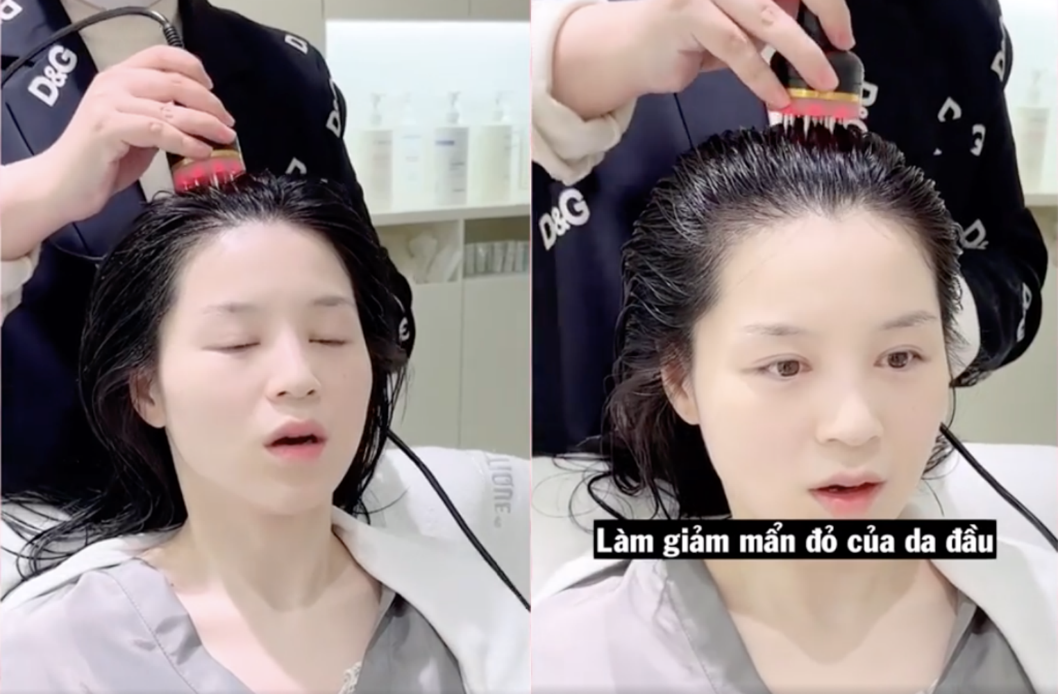 Đi gội đầu, gái xinh bị &#34;hét giá&#34; 10 triệu, xem quy trình mới &#34;nổi da gà&#34; vì bấy lâu toàn hành hạ tóc - 10