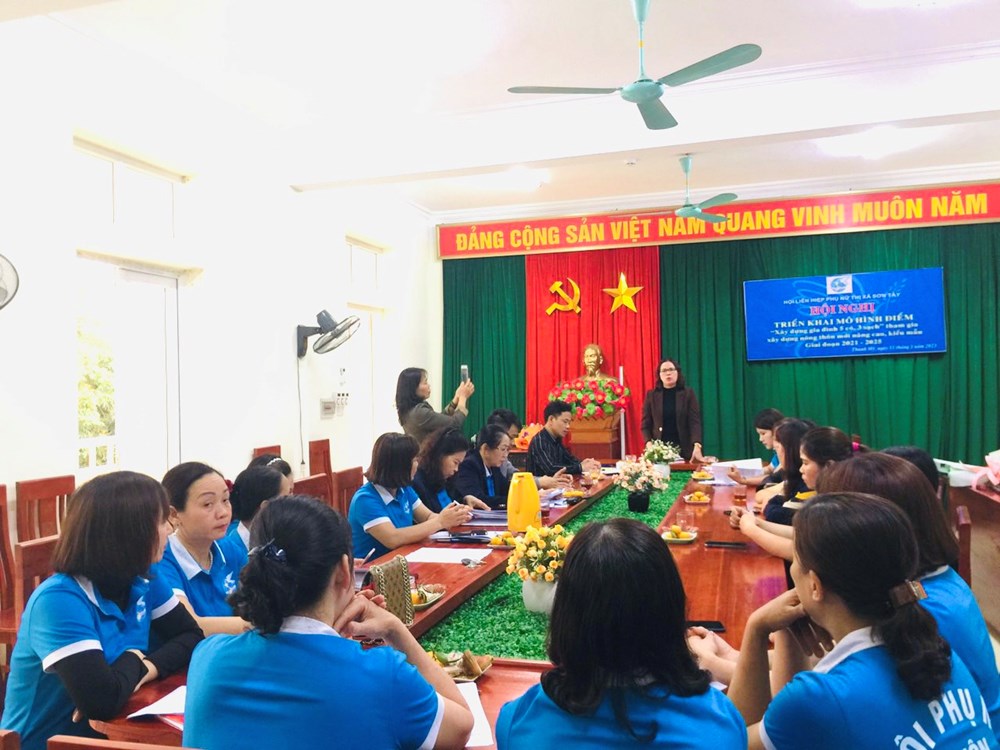 Ra mắt mô hình ” Xây dựng gia đình 5 có, 3 sạch” tại xã Thanh Mỹ - 2