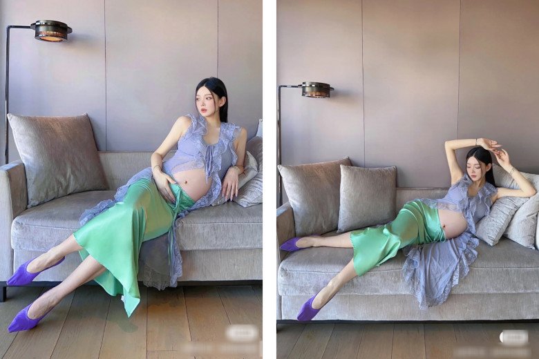 Mẹ bầu 39 tuần vẫn sành điệu như fashionista, khéo giấu bụng tròn, chị em muốn nhập hội &#34;bầu sang&#34; vào học hỏi ngay! - 4