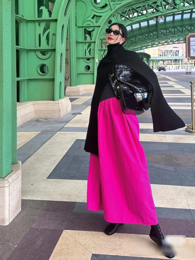 Mẹ bầu 39 tuần vẫn sành điệu như fashionista, khéo giấu bụng tròn, chị em muốn nhập hội &#34;bầu sang&#34; vào học hỏi ngay! - 3