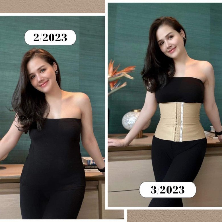 Sinh 2 con với Giám đốc tập đoàn nghìn tỷ, hotgirl Hà thành tự ti nhận béo, diện bikini chỉ khoe góc chụp trong tối - 9
