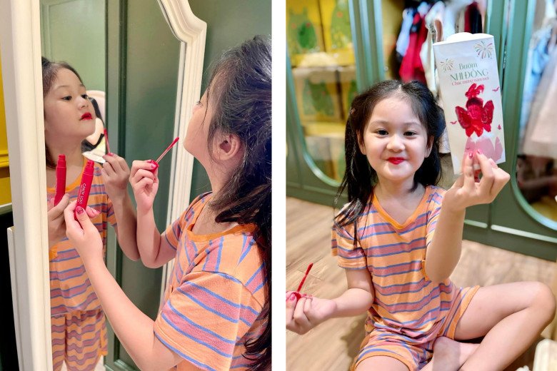 Con gái Đoàn Di Băng được mời quảng cáo giá nửa tỷ, 6 tuổi tập tành làm tóc mây điệu đà - 9