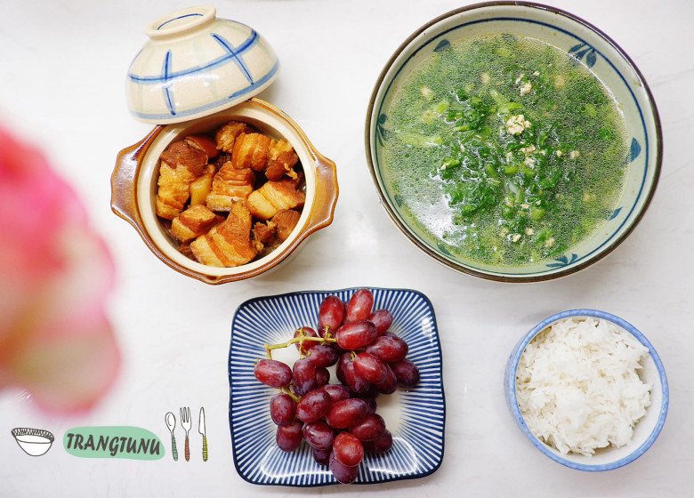 8X đơn thân khoe cơm 3 mẹ con cực ngon, bữa nào cũng đủ món xuất sắc ăn đứt sơn hào hải vị - 12