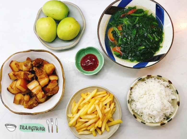 8X đơn thân khoe cơm 3 mẹ con cực ngon, bữa nào cũng đủ món xuất sắc ăn đứt sơn hào hải vị - 15