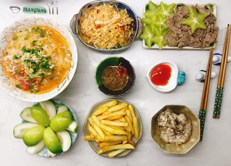 8X đơn thân khoe cơm 3 mẹ con cực ngon, bữa nào cũng đủ món xuất sắc ăn đứt sơn hào hải vị - 16