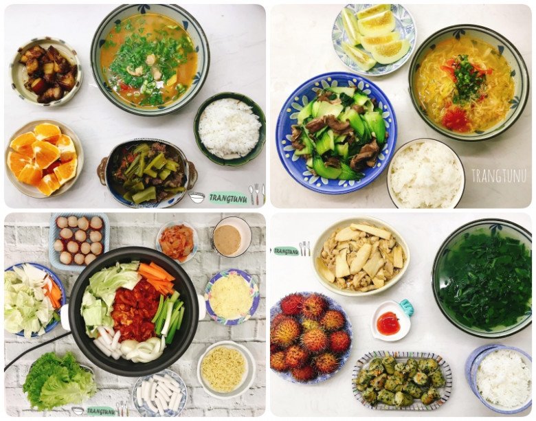 8X đơn thân khoe cơm 3 mẹ con cực ngon, bữa nào cũng đủ món xuất sắc ăn đứt sơn hào hải vị - 19
