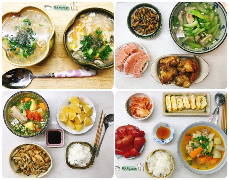 8X đơn thân khoe cơm 3 mẹ con cực ngon, bữa nào cũng đủ món xuất sắc ăn đứt sơn hào hải vị - 7