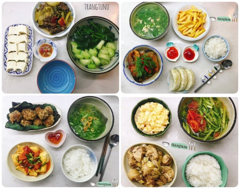 8X đơn thân khoe cơm 3 mẹ con cực ngon, bữa nào cũng đủ món xuất sắc ăn đứt sơn hào hải vị - 5
