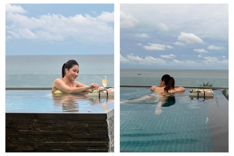 &#34;Bà mối&#34; Cát Tường U50 vẫn thích khoe ảnh bikini, tạo dáng nhí nhảnh, nay bị nói &#34;trẻ trâu cưa sừng làm nghé&#34; - 8