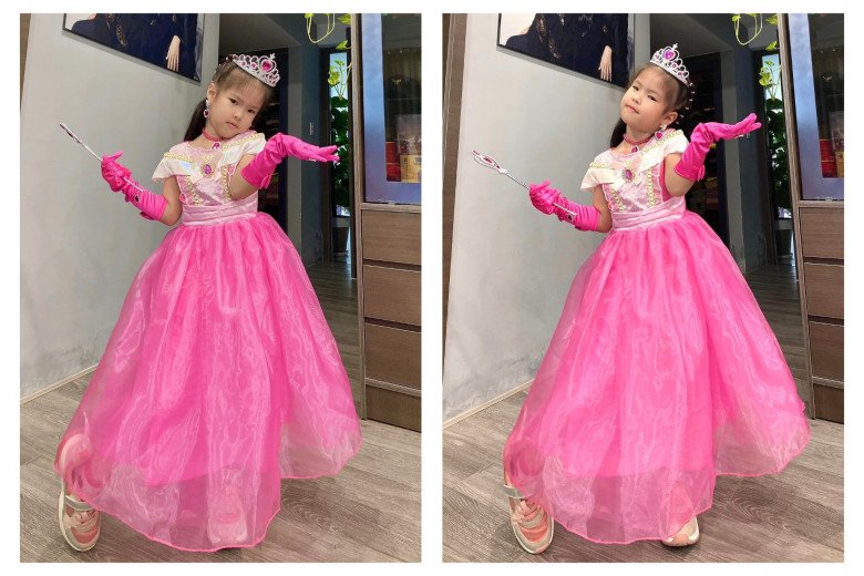 Con gái Lê Phương mặc đồ &#34;vượt size&#34;, 4 tuổi &#34;nhổ giò&#34; như người mẫu, biết tự phối đồ đi học - 10