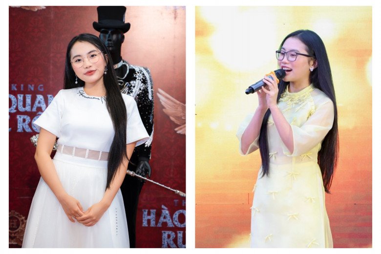 Dừng học tập trung đi hát, Phương Mỹ Chi khác hẳn, tháo bỏ cặp kính, để tóc dài gần cả 2m - 8