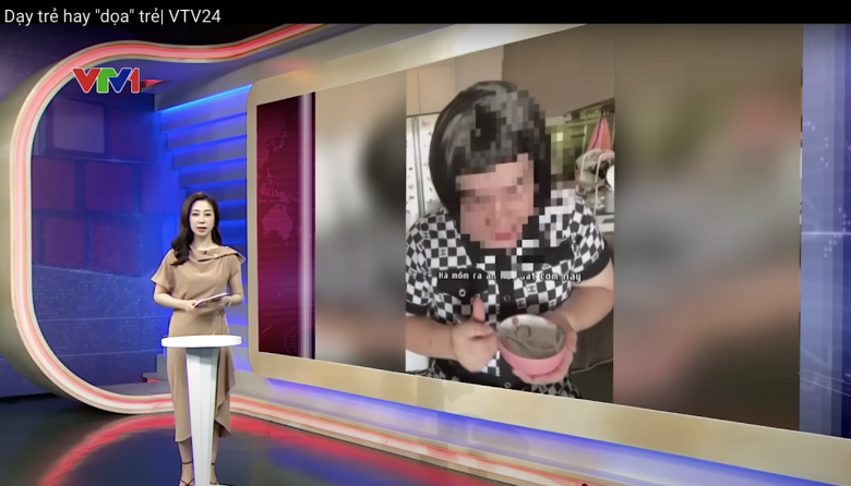 VTV điểm mặt video &#34;Tuấn Trinh dọa dẫm, ép trẻ ăn cơm&#34; của Tiktoker Long Chun - 1