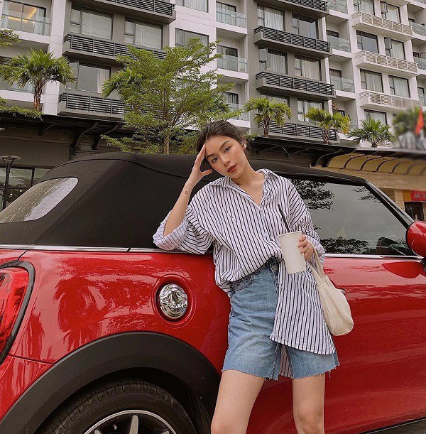 4 kiểu áo &#34;hợp cạ&#34; với quần short jeans, chị em nên mua gấp - 9