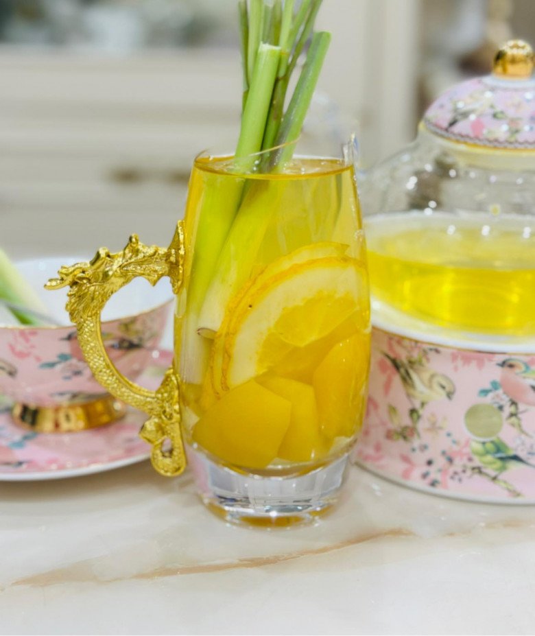 Nhanh tay làm ngay đào ngâm giòn tan, pha trà đào cam sả mát rười rượi thách thức nắng hè - 9