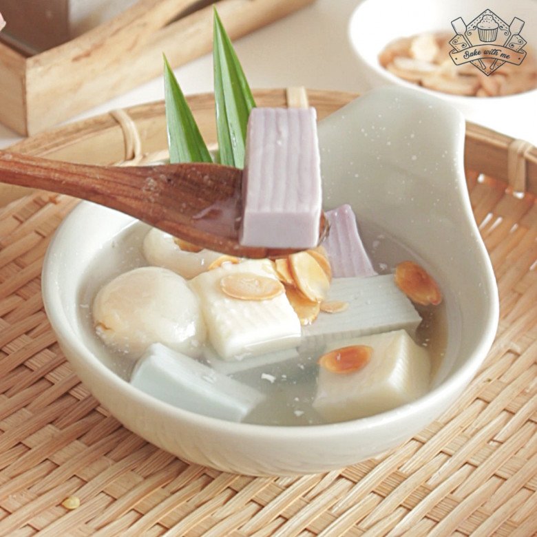 Tranh thủ vải vào mùa, làm ngay chè khúc bạch tươi mát thơm ngon, beo béo giải nhiệt ngày hè - 9