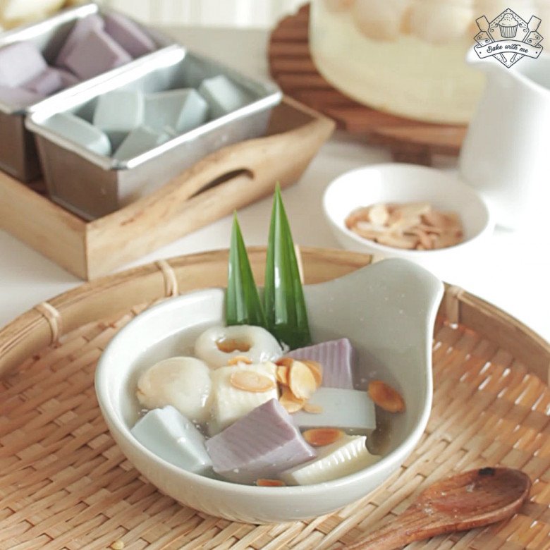 Tranh thủ vải vào mùa, làm ngay chè khúc bạch tươi mát thơm ngon, beo béo giải nhiệt ngày hè - 8