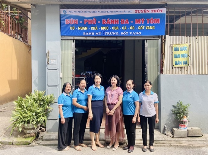 Long Biên: Ra mắt mô hình “Hỗ trợ phụ nữ khởi sự kinh doanh” năm 2023 - 3