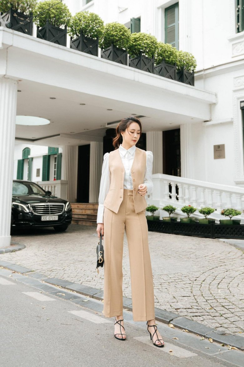 Đi làm lại sau lễ, học Hồng Diễm phối áo sơ mi trắng, ghi điểm trẻ xinh không cứng nhắc - 8