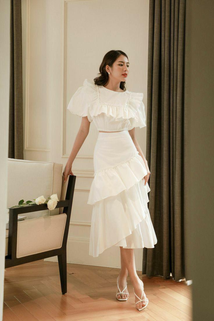 3 kiểu chân váy trắng mặc đẹp với mọi kiểu áo, diện đi du lịch hè này đảm bảo xinh ngất ngây - 4