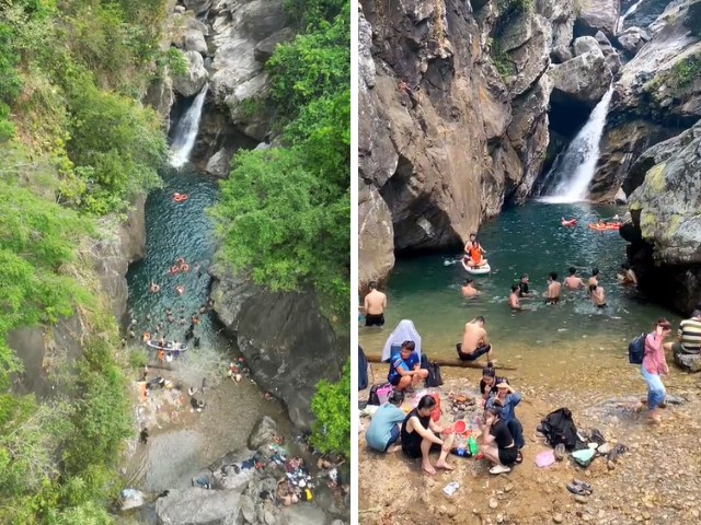 Giải nhiệt mùa hè với suối mát Khe Răm, vừa picnic thư giãn, vừa thưởng thức đặc sản &#34;thịt nướng bô xe&#34; - 3