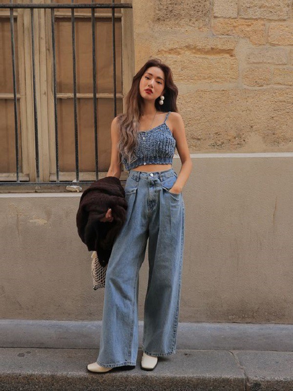 Không phải áo phông, cứ diện quần jeans với 4 kiểu áo này, chị em &#34;ăn gian&#34; tuổi tuyệt đối ngày hè - 10