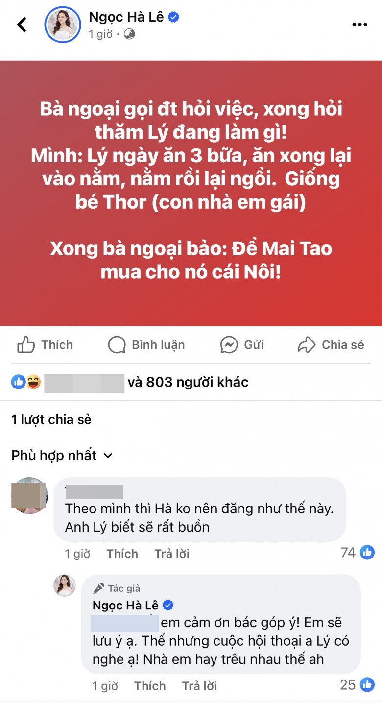 Phản ứng của vợ Công Lý khi bị nhắc khéo không nên “bêu xấu” chồng trên mạng xã hội - 3