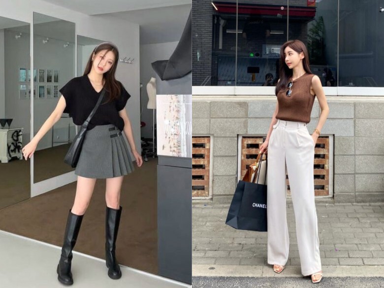 Nguyên tắc mặc &#34;dài + ngắn&#34; đẹp tuyệt đối với mọi trang phục, chị em cứ áp dụng là chân dài, dáng thon - 2