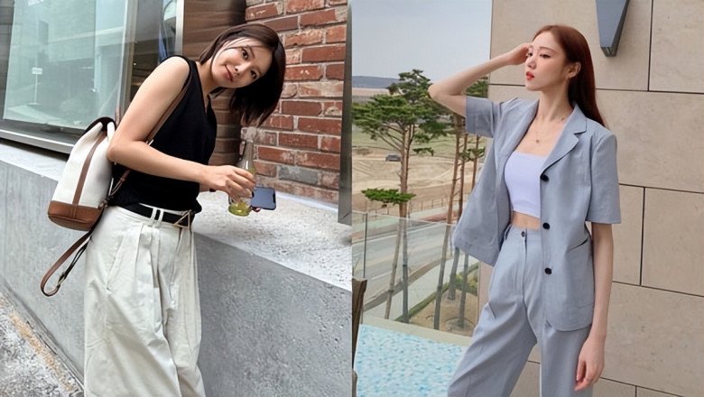 Top 8 outfit &#34;giải nhiệt&#34; mùa hè với áo ba lỗ, chị em diện đi làm vẫn thanh lịch - 9