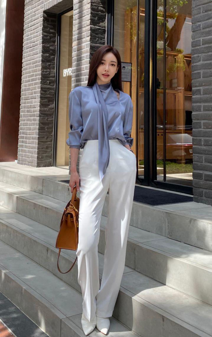 Kiểu áo công sở được "lăng xê" mạnh mẽ trên phim Hàn, 1 người mặc 9 người khen đẹp - 1