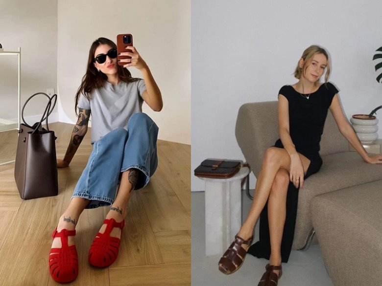 4 kiểu giày dép hot nhất hiện nay, có đôi như lưới đánh cá, từ sao Việt đến quốc tế đều mê - 10