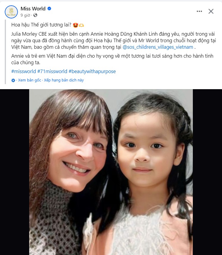 Không phải Ý Nhi, đây là Hoa hậu thế giới tương lai được Miss World ưu ái, có bố mẹ thế lực &#34;khủng&#34; - 2