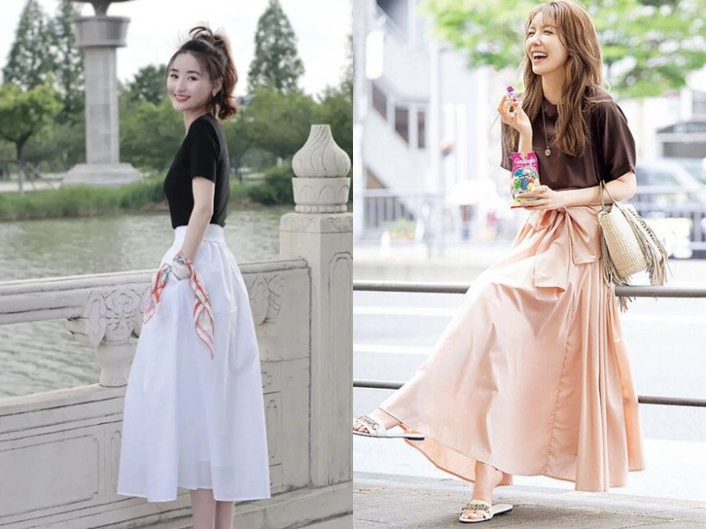 Kiểu váy &#34;nàng thơ&#34; giúp chị em công sở hóa Lưu Diệc Phi chốn văn phòng, mặc với áo nào cũng xinh - 12