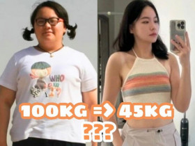 Cô gái trẻ nặng 100kg, ăn uống theo quy tắc 211 liền giảm 45kg, hóa mỹ nữ chỉ sau vài tháng