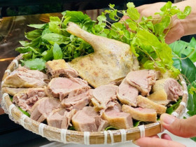 Vịt hấp gừng kiểu này vừa ngon lại thanh mát, giữ nguyên chất và độ ngọt, ai thưởng thức cũng khen