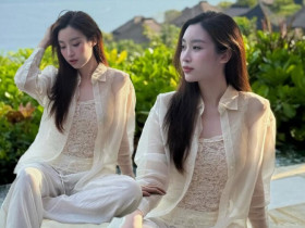 Là phu nhân chủ tịch đời thực nhưng Hoa hậu Đỗ Mỹ Linh vẫn chăm mặc đồ giá rẻ, vẫn đẹp như hàng hiệu xa xỉ