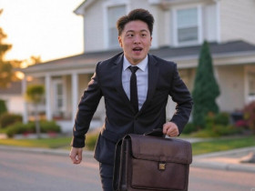 Từ ngày vợ bầu, trưa nào cũng phải về "trả bài: Căng mà vui!