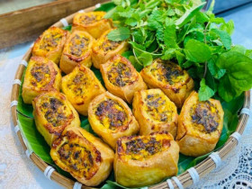 Đậu nhồi rau củ chiên tưởng nhạt nhẽo nhưng ngon hơn cả thịt, hết rồi vẫn thèm ăn nữa!