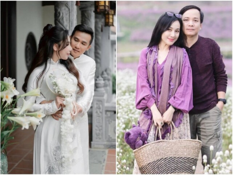 Cùng sinh năm 1980, Hồ Quỳnh Hương 45 tuổi mới lấy chồng, BTV Hoài Anh có cuộc hôn nhân “kỳ lạ”